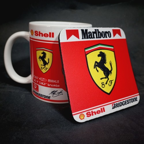 Tazza sottovetro ferrari f1 - e,