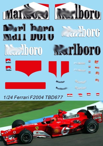 Decals per ferrari - 1/24,